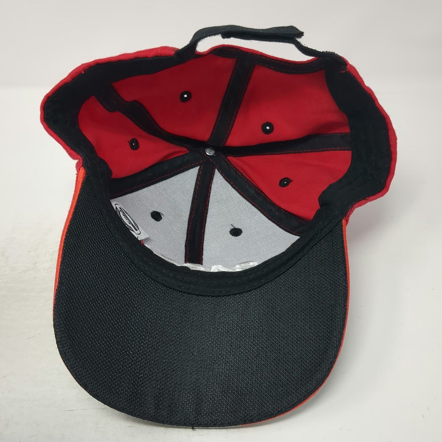 Case IH Baseball Cap Black Red OSFM Agriculture Logo Mesh Front Strapback Hat