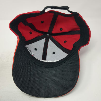 Case IH Baseball Cap Black Red OSFM Agriculture Logo Mesh Front Strapback Hat