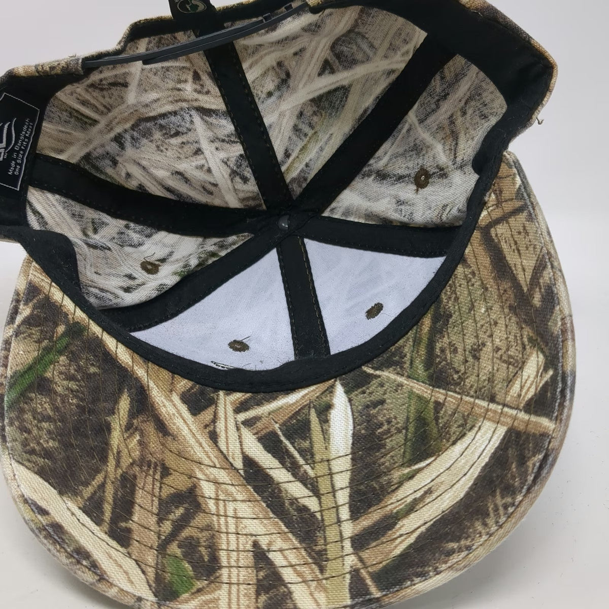 Outdoor Cap Snapback Hat Brown One Size Camo West Valley Construction Logo Work