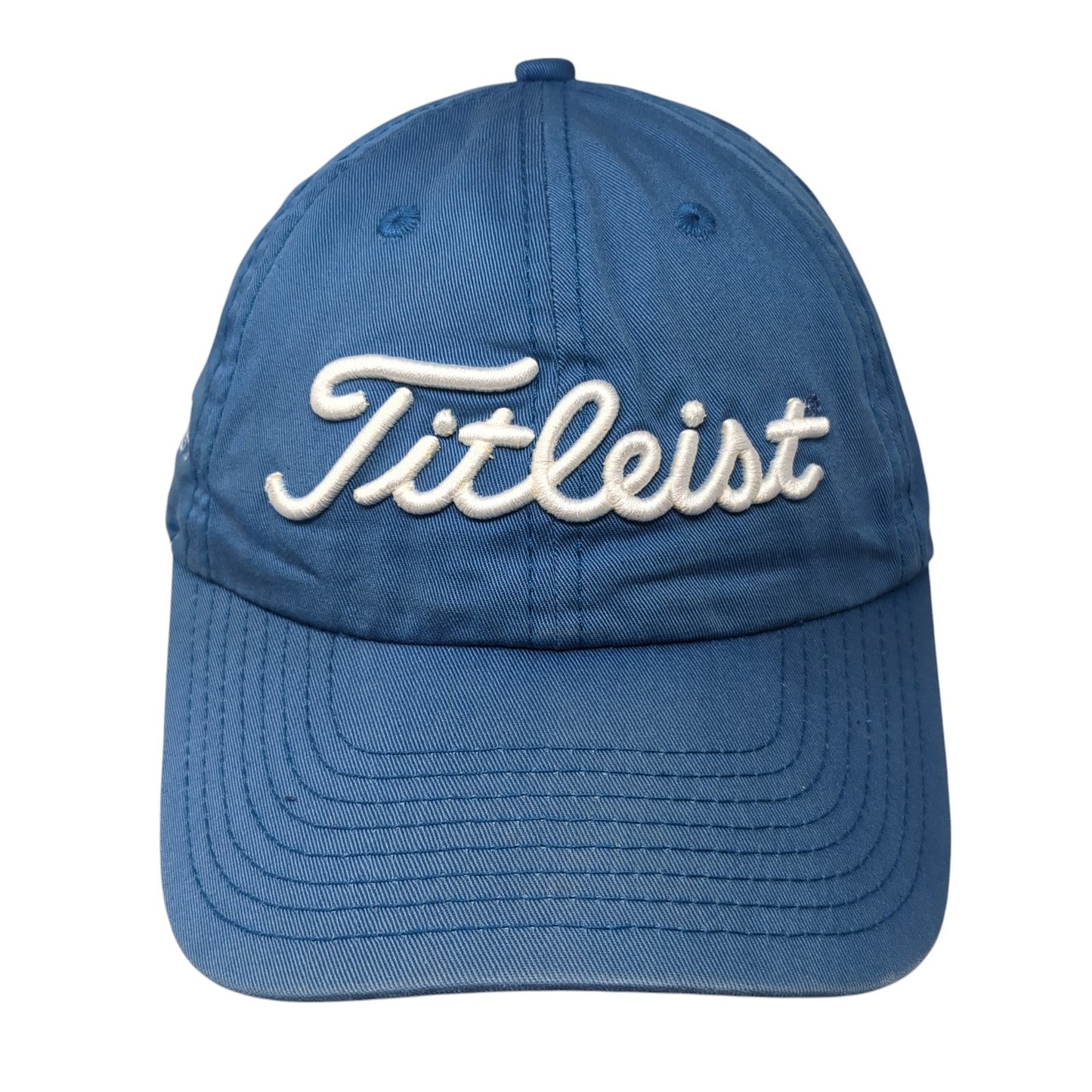 Titleist Slideback Hat Blue One Size Embroidered Spell Out 6 Panel