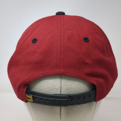 Primitive Snapback Red One Size Pennant Logo Green Underbrim Skateboarding Hat