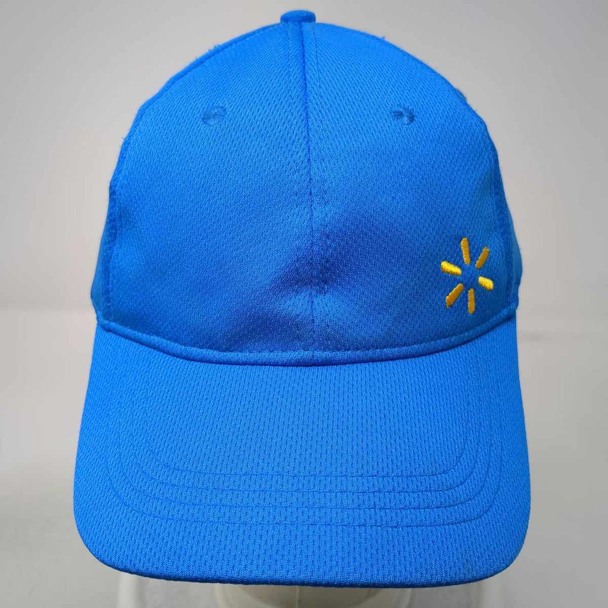 Walmart Baseball Cap Blue OSFM Polyester Slideback Spark Logo Curved Brim Hat