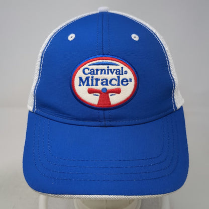 Ahead Baseball Cap Blue One Size Carnival Miracle Logo Mesh Back Adjustable Hat