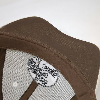 Bass Pro Shops Snapback Hat White One Size Tundra Camo Fishing Hunting Logo