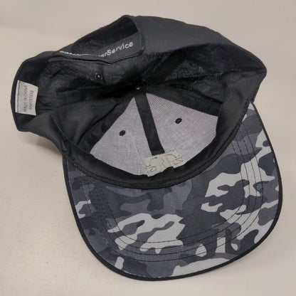 T-Mobile Strapback Hat Black One Size Adjustable Embroidered Patriotic Vented