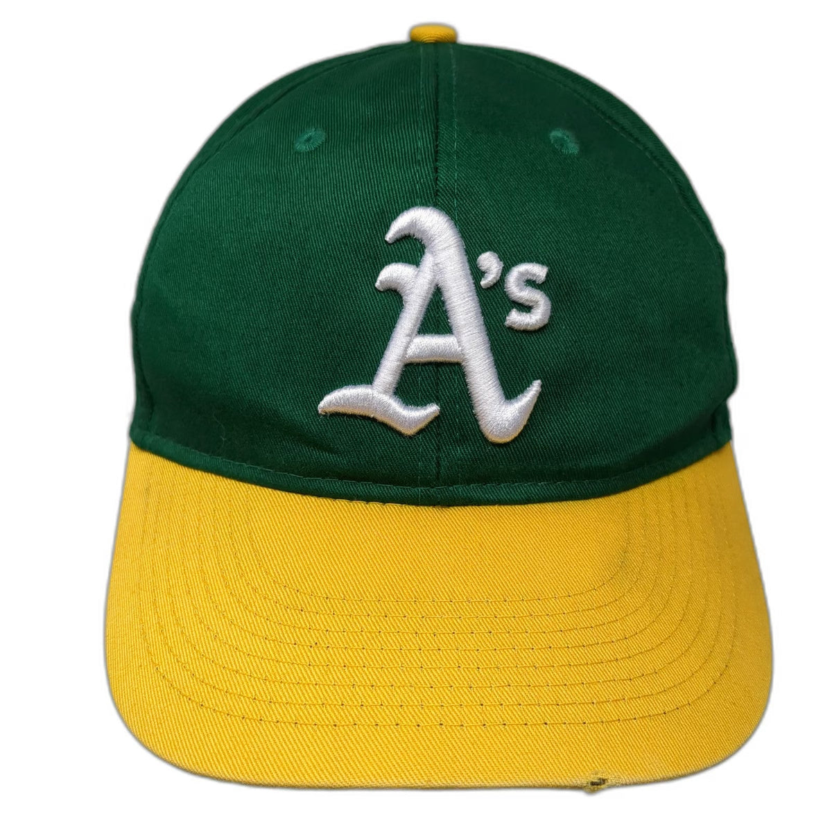 Oakland Athletics MLB OC Sports Baseball Cap Green Yellow One Size A's Logo Hat