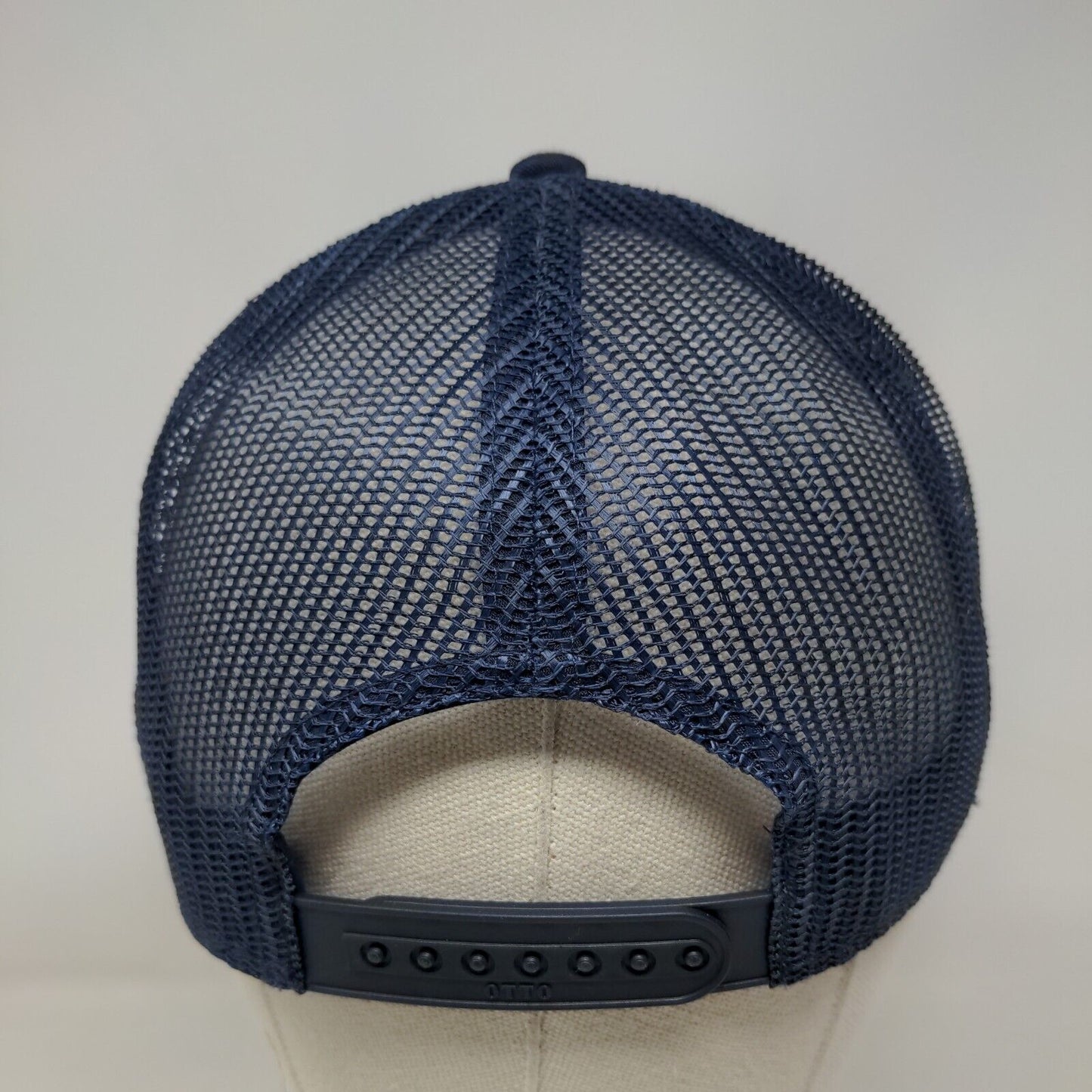 Pax8 Cloud Snapback Mesh Back Trucker Hat Blue OSFM Embroidered Otto