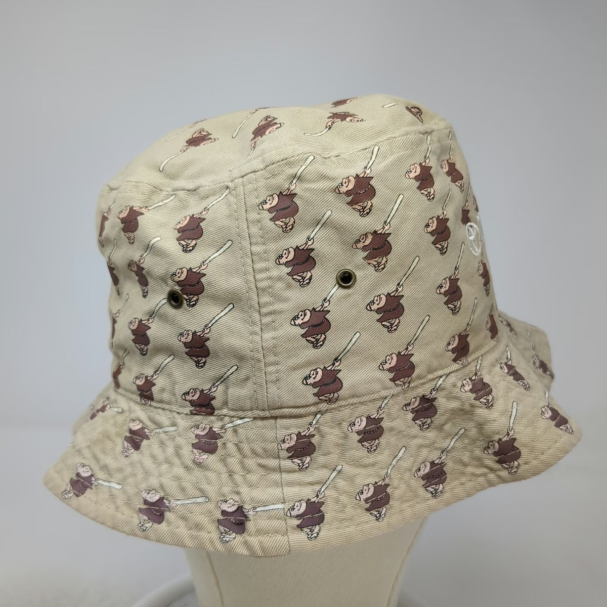 Toyota Bucket Hat Brown One Size Reversible San Diego Padres Logo Cotton Twill