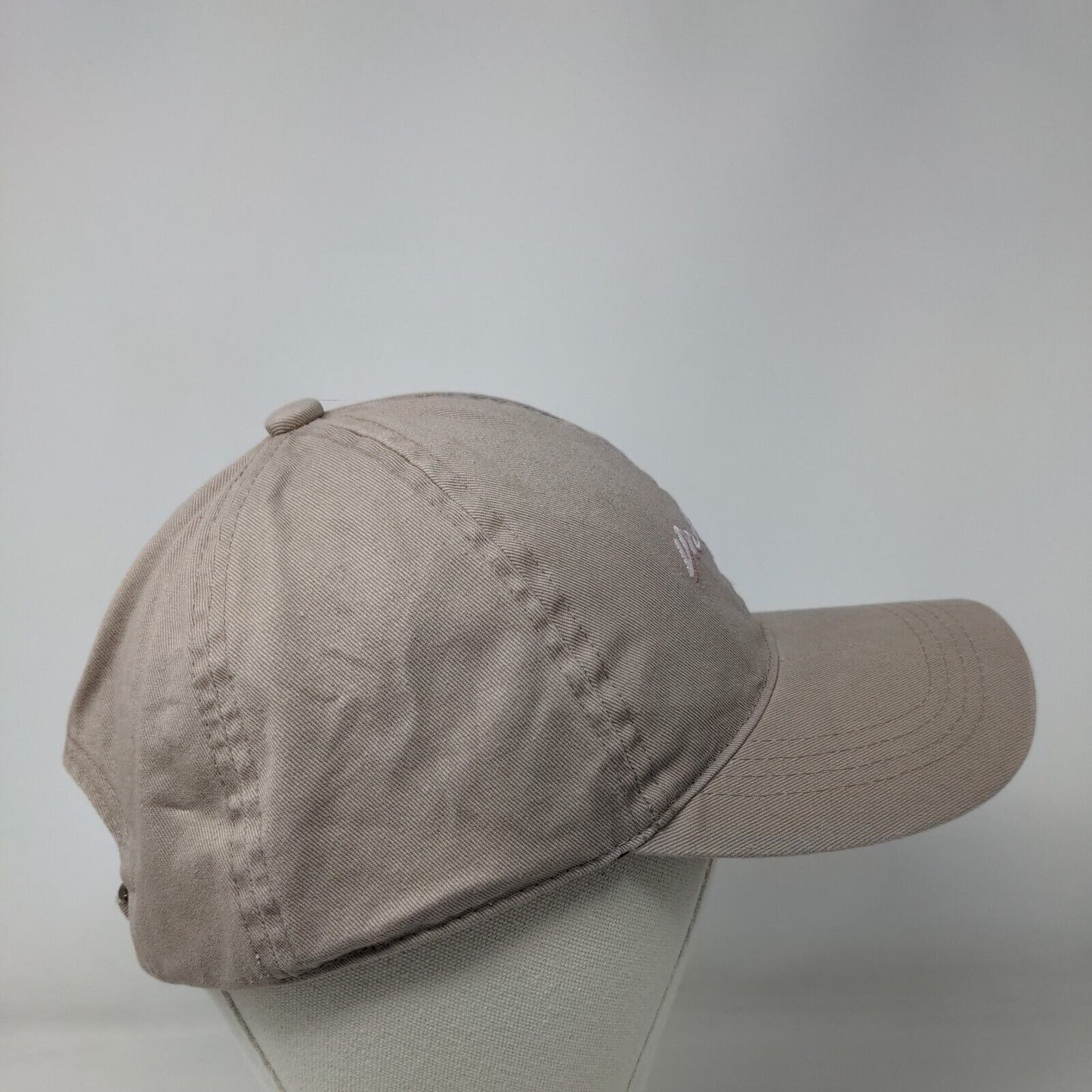 Mama Slideback Hat Tan OSFM Adjustable Embroidered David And Young