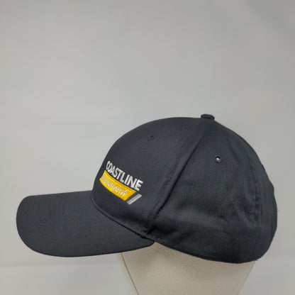 Coastline Equipment Snapback Hat Black M/L Adjustable 6 Panel Richardson