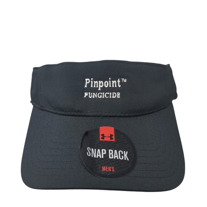 Pinpoint Fungicide Snapback Sun Visor Cap Black One Size Adjustable Under Armour