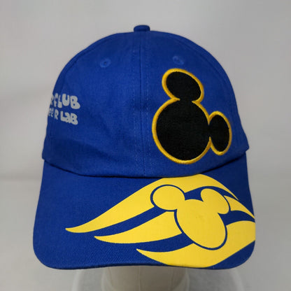 Mickey Mouse Oceaneer Club Slideback Hat Blue One Size Embroidered Disney