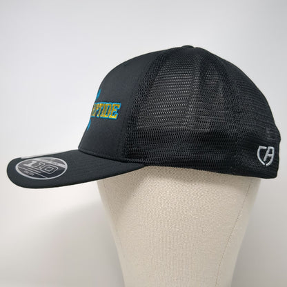 Cap America Trucker Hat Black One Size Coastal Riptide Flexfit 110 Snapback