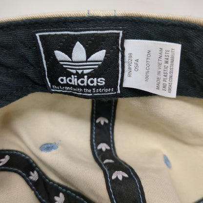 Adidas Baseball Cap Blue One Size Embroidered Trefoil Logo Hat Slideback Denim