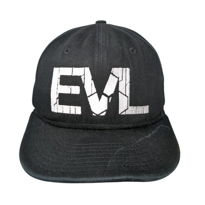 EVL Body Building Com. Snapback Hat Black OSFM Adjustable 9Fifty New Era Cotton