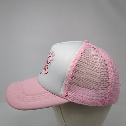 Baobab Snapback Mesh Back Trucker Hat Pink One Size Adjustable Outdoor