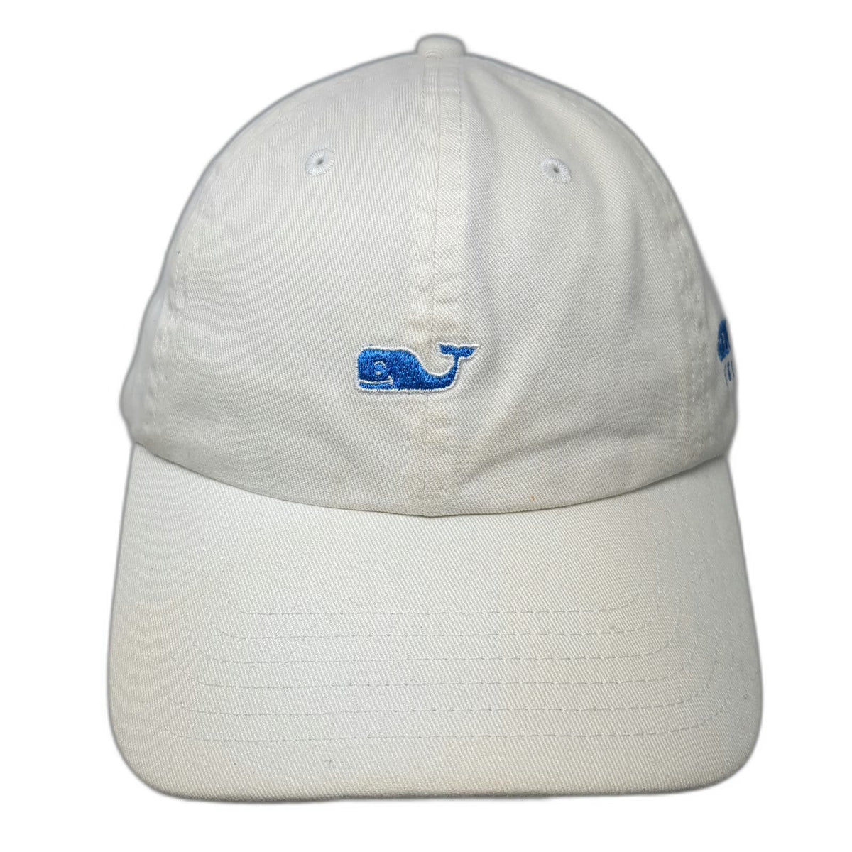 Bentley University NCAA Vineyard Vines White One Size Hat Whale Slideback Cotton