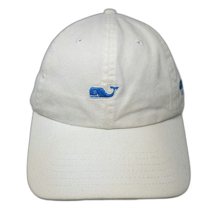 Bentley University NCAA Vineyard Vines White One Size Hat Whale Slideback Cotton