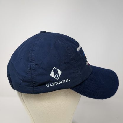 Glenmuir Baseball Cap Blue One Size Quilted Fleece Truck Contractor Logo Hat
