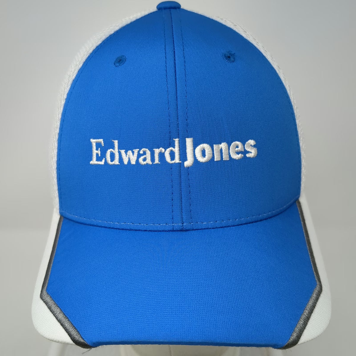 Adidas Baseball Cap Blue M Edward Jones TaylorMade Dodson Team Mesh Golf Hat