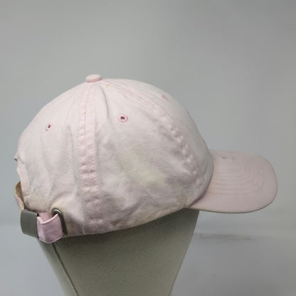John Deere Baseball Cap Pink One Size Embroidered Logo Slideback Hat Cotton
