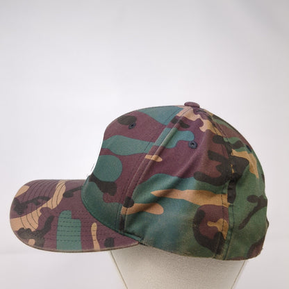 Fremont Snapback Hat Camouflage One Size Adjustable Embroidered Classics Yupoong