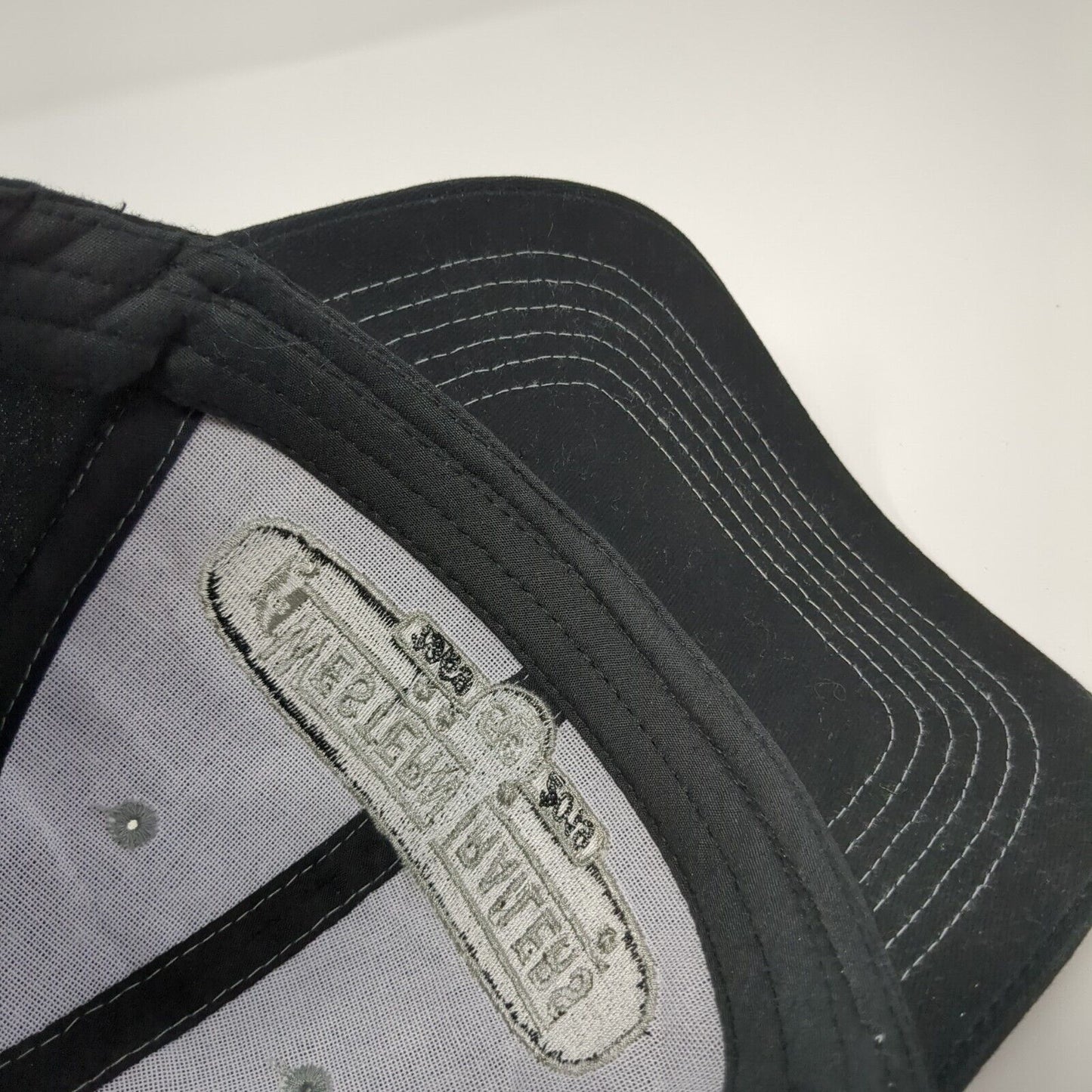 Western Trailers Strapback Hat Black One Size Embroidered 6 Panel