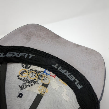 Gold Cup 2019 USA BMX Fitted Trucker Hat Gray S/M Mesh Back Port Authority