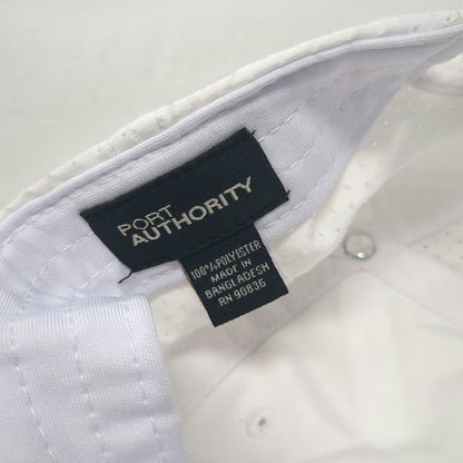 Port Authority Baseball Cap White One Size Fairmont El San Juan Hotel Hat Black