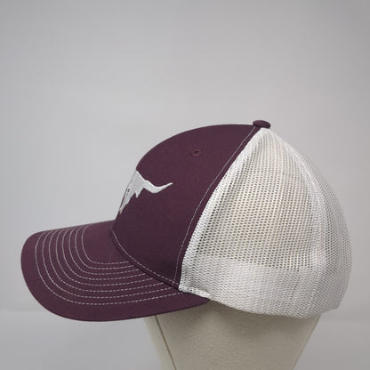 Texas Longhorns Trucker Hat Red One Size Adjustable Mesh Back Richardson