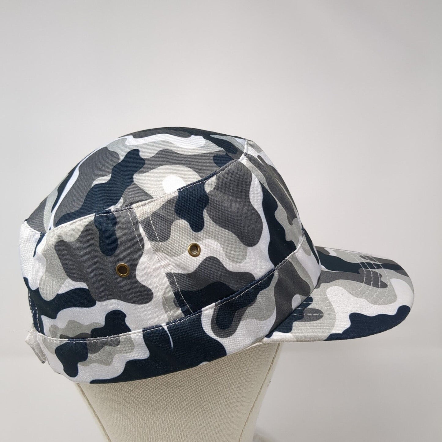 Unbranded Cadet Army Cap Camouflage One Size Adjustable Vented Holes Blank