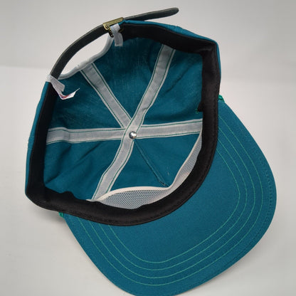 Bingham Coop Slideback Rope Hat Blue One Size Adjustable Embroidered