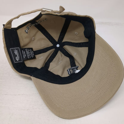 Primitive Baseball Cap Beige One Size Skull Rose Embroidery Skateboarding Hat