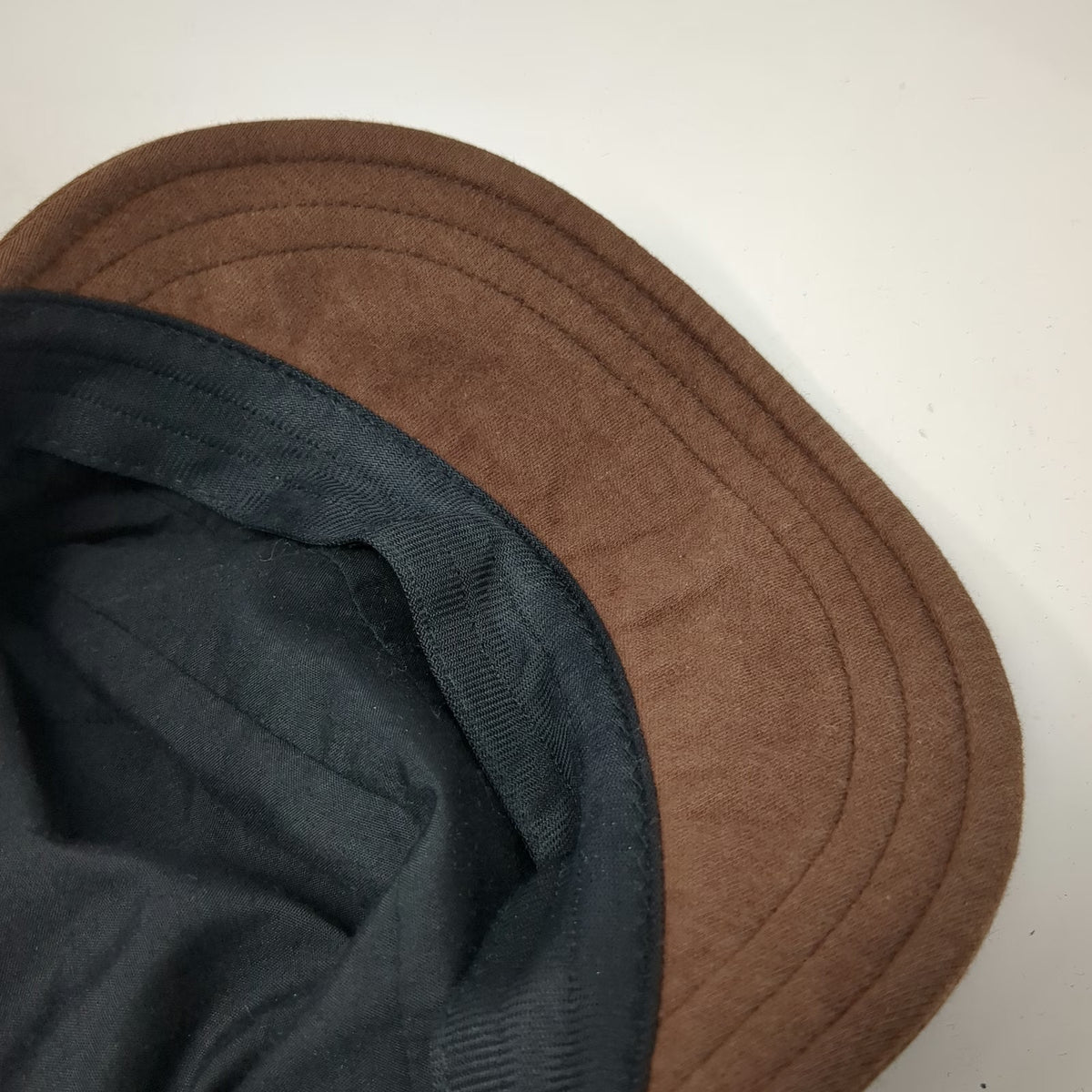 San Diego Hat Army Cap Brown One Size Cotton Decorative Side Buttons Hat