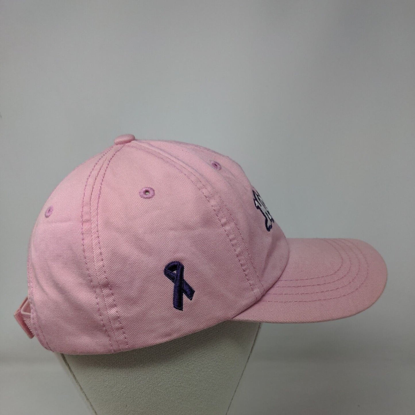 Hoosier Racing Tire Strapback Hat Pink OSFA Adjustable Embroidered Martin