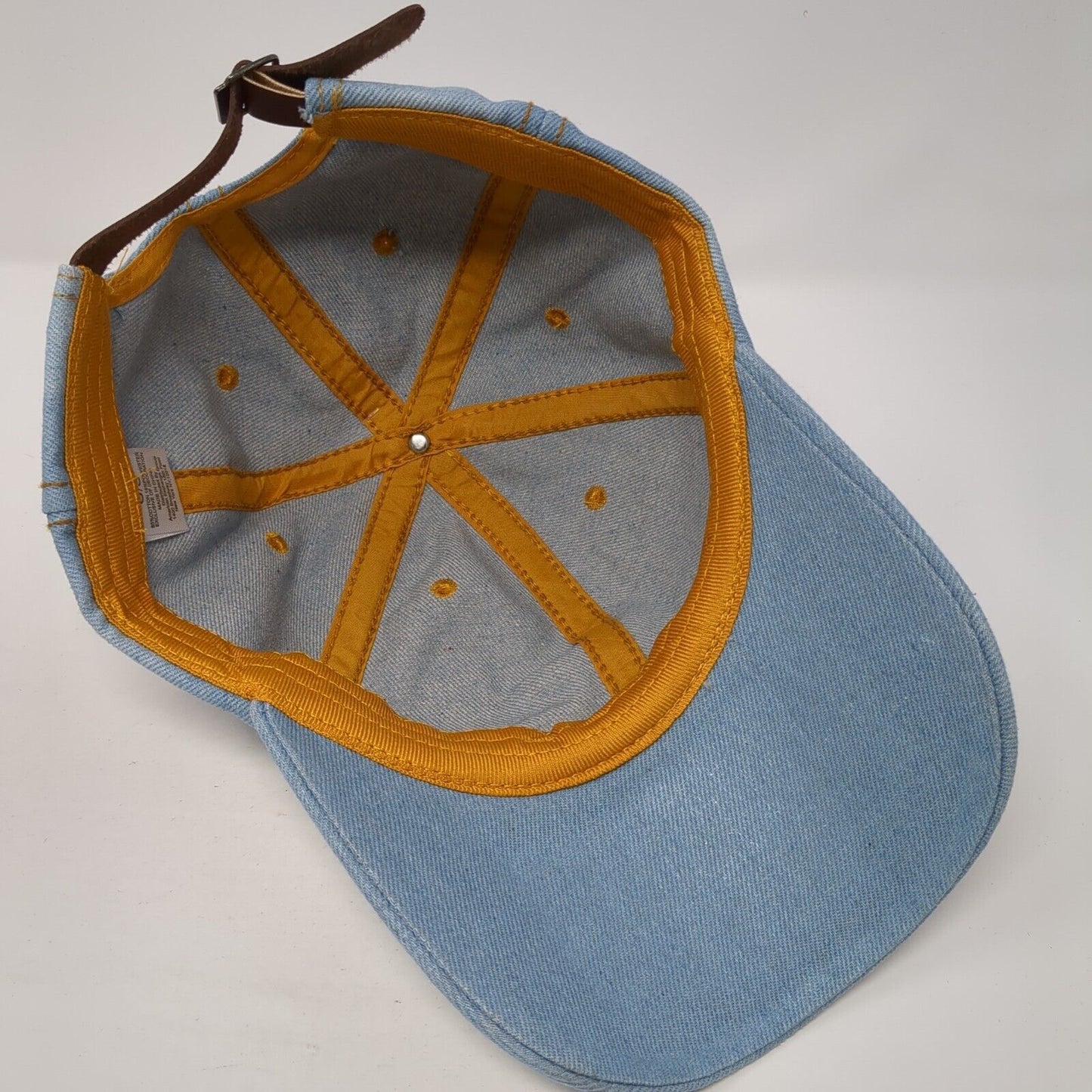 Bedazzled Star Slideback Hat Blue OS Adjustable Rhinestone W/Tags Von Boyage
