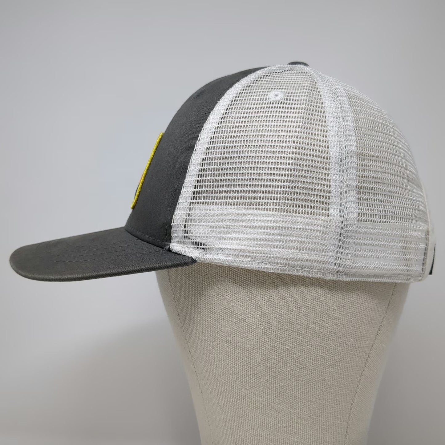 RepYourWater Trucker Hat Gray One Size Mesh Snapback Sunfish Patch Fishing Gear
