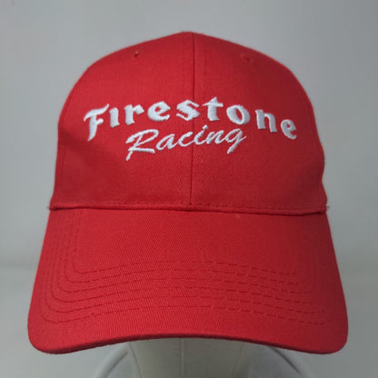 Firestone Racing Snapback Hat Red OSFA Embroidered Logo 100% Cotton