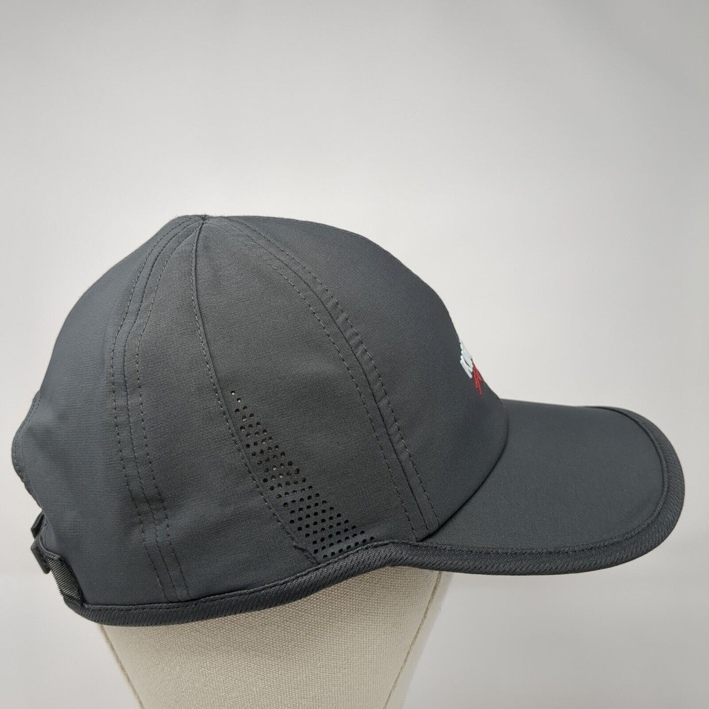 Kirkland Signature Strapback Hat Gray One Size Adjustable Perforated
