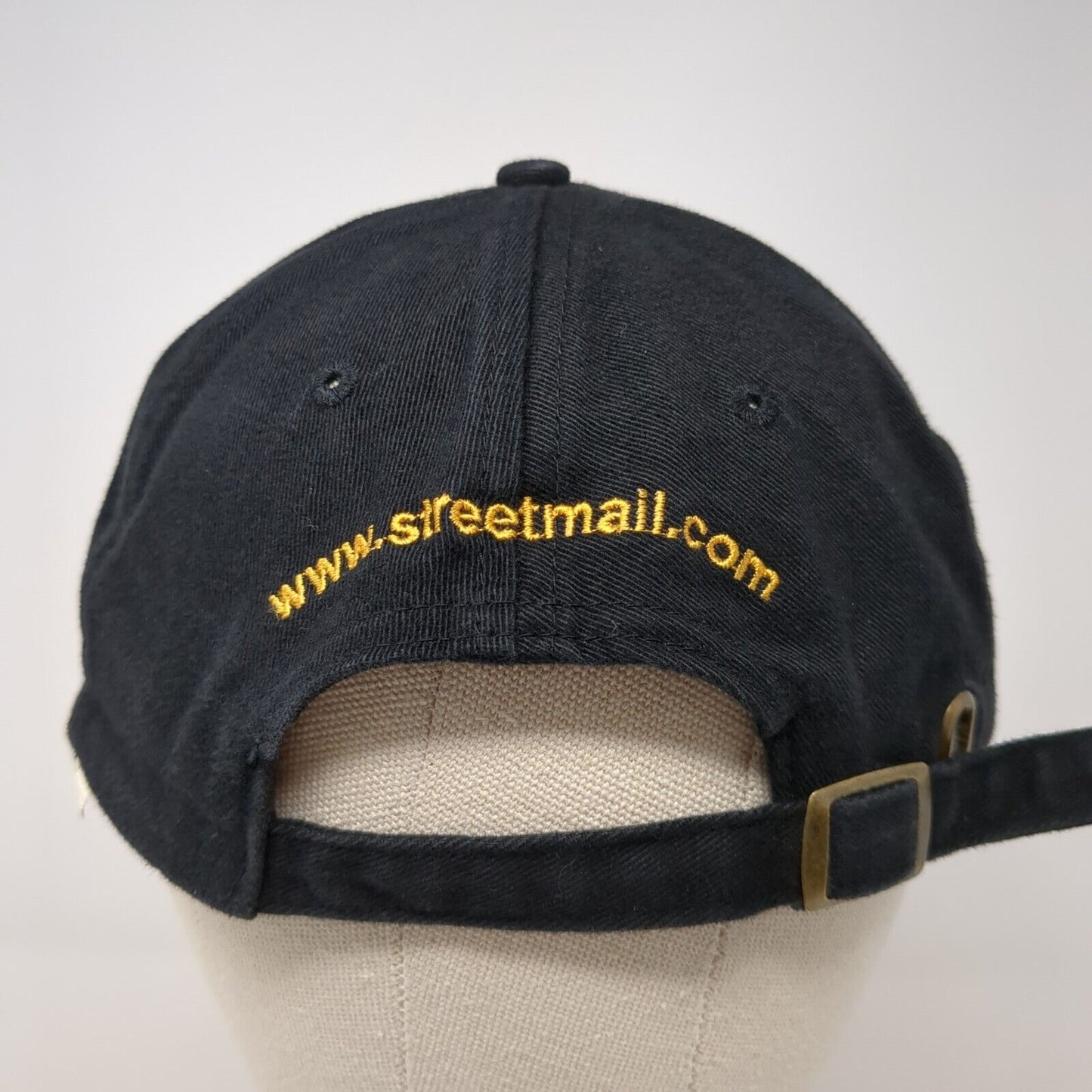 Streetmail Local News Local Voices Slideback Hat Black OS Adjustable Embroidered