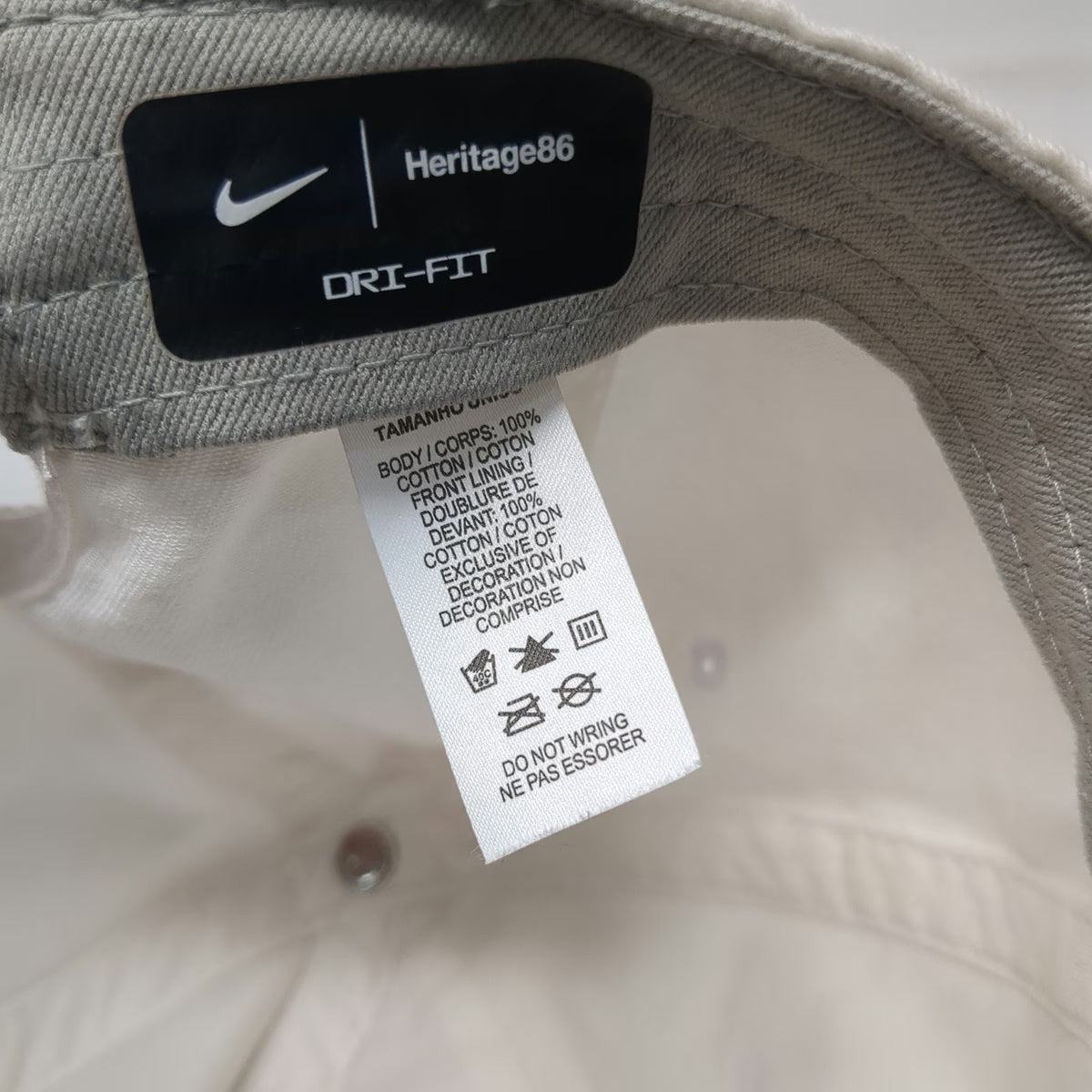 Washington State Cougars NCAA Nike White One Size Heritage86 Slideback Cap Hat