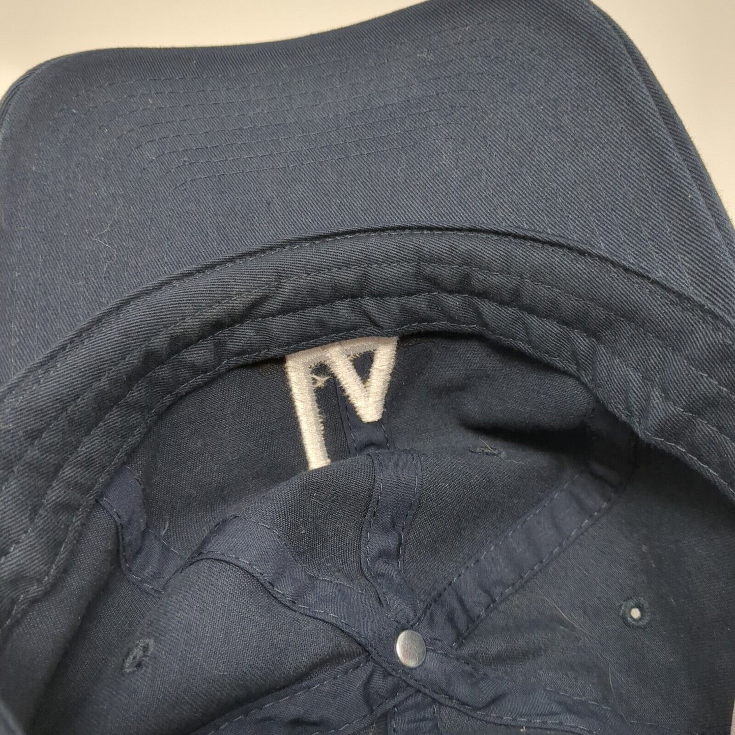 LA Slideback Hat Blue One Size Adjustable Embroidered American Needle