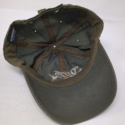 G-Loomis Baseball Cap Green One Size Skeleton Fish Logo Hat Strapback Cotton