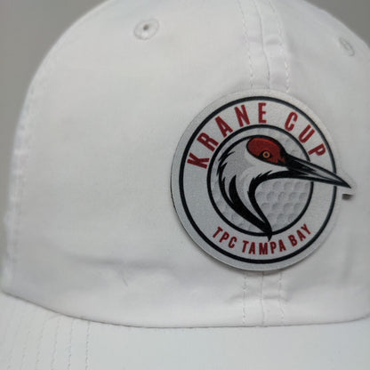 Krane Cup TPC Tampa Bay Strapback Hat White OSFM Embroidered Levelwear
