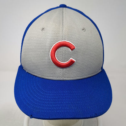 OC Sports MLB Chicago Cubs Baseball Cap Blue One Size Strapback Curved Brim