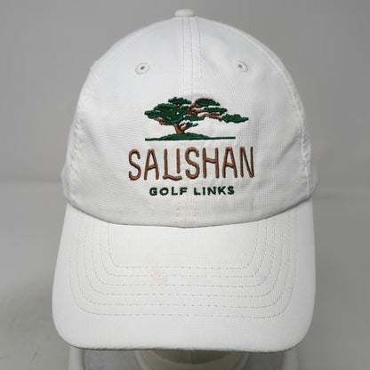 Imperial Baseball Cap White One Size Salishan Golf Links Strapback Hat Golfing