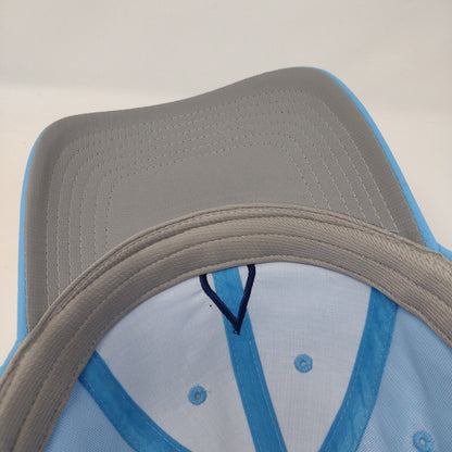 Fahrenheit Sport Strapback Hat Blue OSFM Adjustable Embroidered Polyester