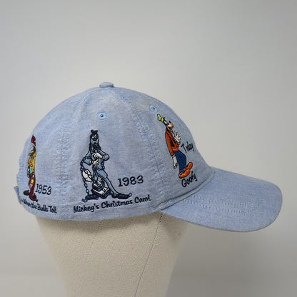 Mickey & Friends Baseball Cap Blue One Size Adjustable Embroidered Disney Parks
