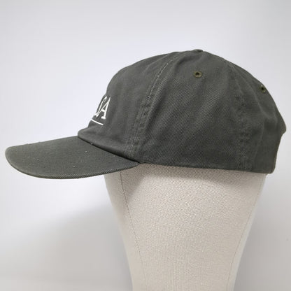 Jonsson Baseball Cap Gray One Size Slideback TAASA Embroidered Cotton Hat