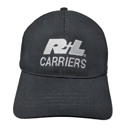 R+L Carriers Racing Men's Slideback Hat Black OSFM #17 Embroidered Logo